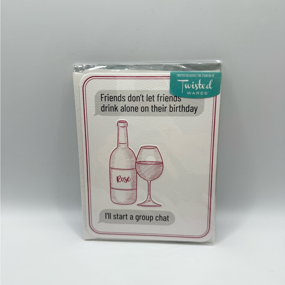 Greeting Card: Friends Don’t Let Friends